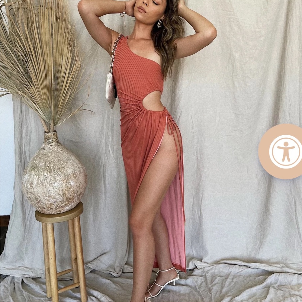 Coral dress en la playa dress starlow